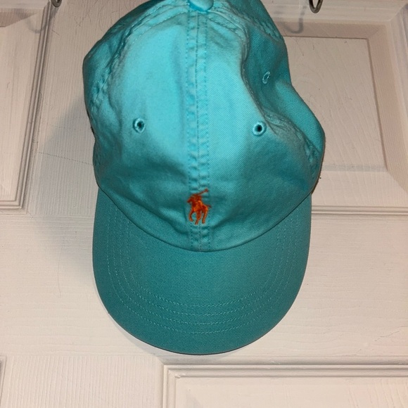 Ralph Lauren Blue and Orange Hat Classic Design - Picture 1 of 3